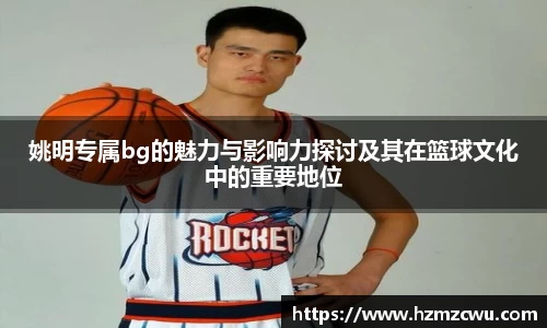 姚明专属bg的魅力与影响力探讨及其在篮球文化中的重要地位