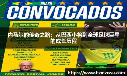 内马尔的传奇之路：从巴西小将到全球足球巨星的成长历程